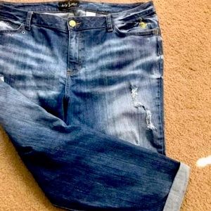 Size 22 Baby Phat capris, NWOT!